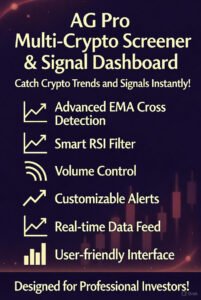 AG Pro Kripto Tarayıcı ve Sinyal Paneli (Multi-Crypto Screener & Signal Dashboard) AG Pro Kripto Tarayıcı ve Sinyal Paneli (Multi-Crypto Screener & Signal Dashboard)